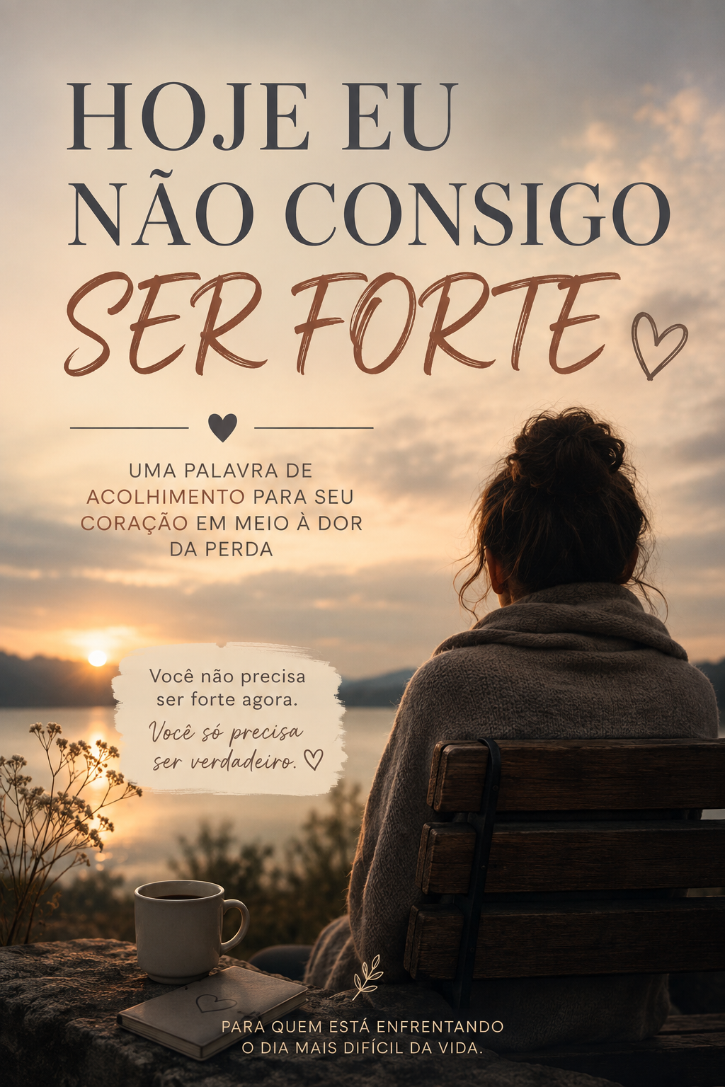 Capa do e-book HOJE EU NÃO CONSIGO SER FORTE